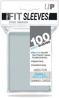 Ultra Pro - Pro Fit Inner Sleeves Transparant (100 stuks) (Small Cards)