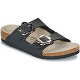 BIRKENSTOCK Claquettes Arizona Kids Flower Buckle BF Noir