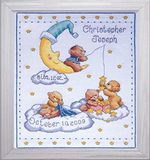 Tobin Hemelse Beren Sampler, Multi-Color, 8" x 10"