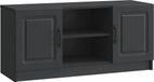 vidaXL TV Kast Zwart 102 x 34,5 x 47 cm Bewerkt hout