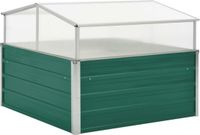 vidaXL Tuinkas 100x100x77 cm gegalvaniseerd staal groen