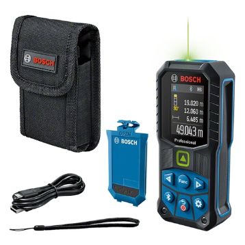Bosch GLM 50-27 CG Professional Laser Distance Meter - 50m - Black/Blue