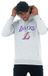 New Era Los Angeles Lakers Hoodie Grijs XL Man