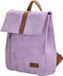 Beagles Brunete Sac à dos Similicuir Modèle pratique Moyen Poches zippées - Lilas