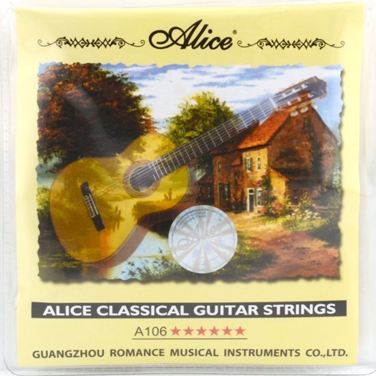 Alice 3 setjes Klassieke gitaar snaren .028 - verzilverd