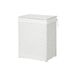Songmics LCB51WT Panier à linge rectangulaire blanc
