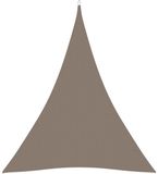 Voile d'ombrage sans marque - Triangle - 3x4x5m - Beige - Fibre de coco/PEHD - Hydrofuge et anti-UV