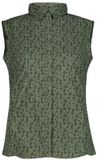 CMP Mouwloos bloesje voor dames - XL - Polyester - Gebloemd - Avocado/Pistacchio