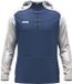 Jako Dynamic Hooded Half Zip Kinderen - Nachtblauw / Wit / Lichtgrijs | Maat: 140