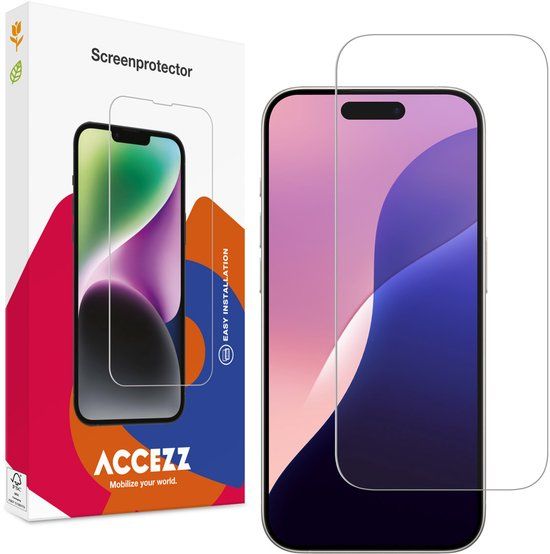 Accezz Gehard Glas Screenprotector voor Apple iPhone 16 Pro Max / 17 Pro Max