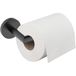 Wiesbaden Alonzo Porte-rouleau de papier toilette avec bras fixe - Noir mat
