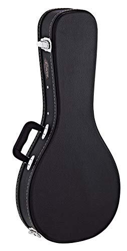 Ortega Guitars Ortega gitars-koffer voor A-stijl mandoline - zwart, flat top, Economy series, chroom hardware (OMCSTD-A)