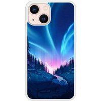 Tombee de nuit Verstevigd hoesje met sublimatie bedrukking, compatibel met Apple iPhone 13