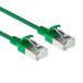 ACT Groene 10 meter LSZH S/FTP CAT6A Slimline patchkabel snagless met RJ45-stekkers DB7710
