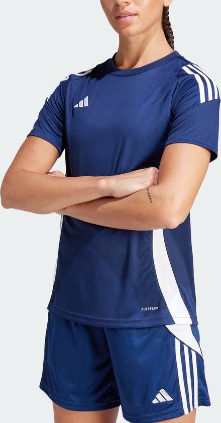 adidas Performance Tiro 24 Voetbalshirt Dames Blauw XS