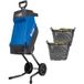 Scheppach Broyeur de jardin électrique 2400W - Capacité de coupe 45mm - Bac de récupération 45L - Léger 10,25kg avec grandes roues