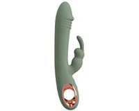You2Toys Slim Rabbit Olive Vibrator Groen