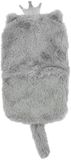 Sensly Warmwaterkruik - 1L - Grijs - Pluche/Rubber