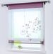 Goodivery Rideau plissé avec broderie florale élégante et cordon de serrage pratique couleur Berry