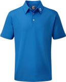Footjoy Pique Poloshirt 91817 Cobalt Blauw