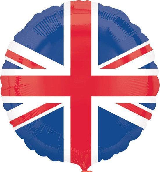 Amscan PPP 18I C Ballon UK-vlag - 5 stuks