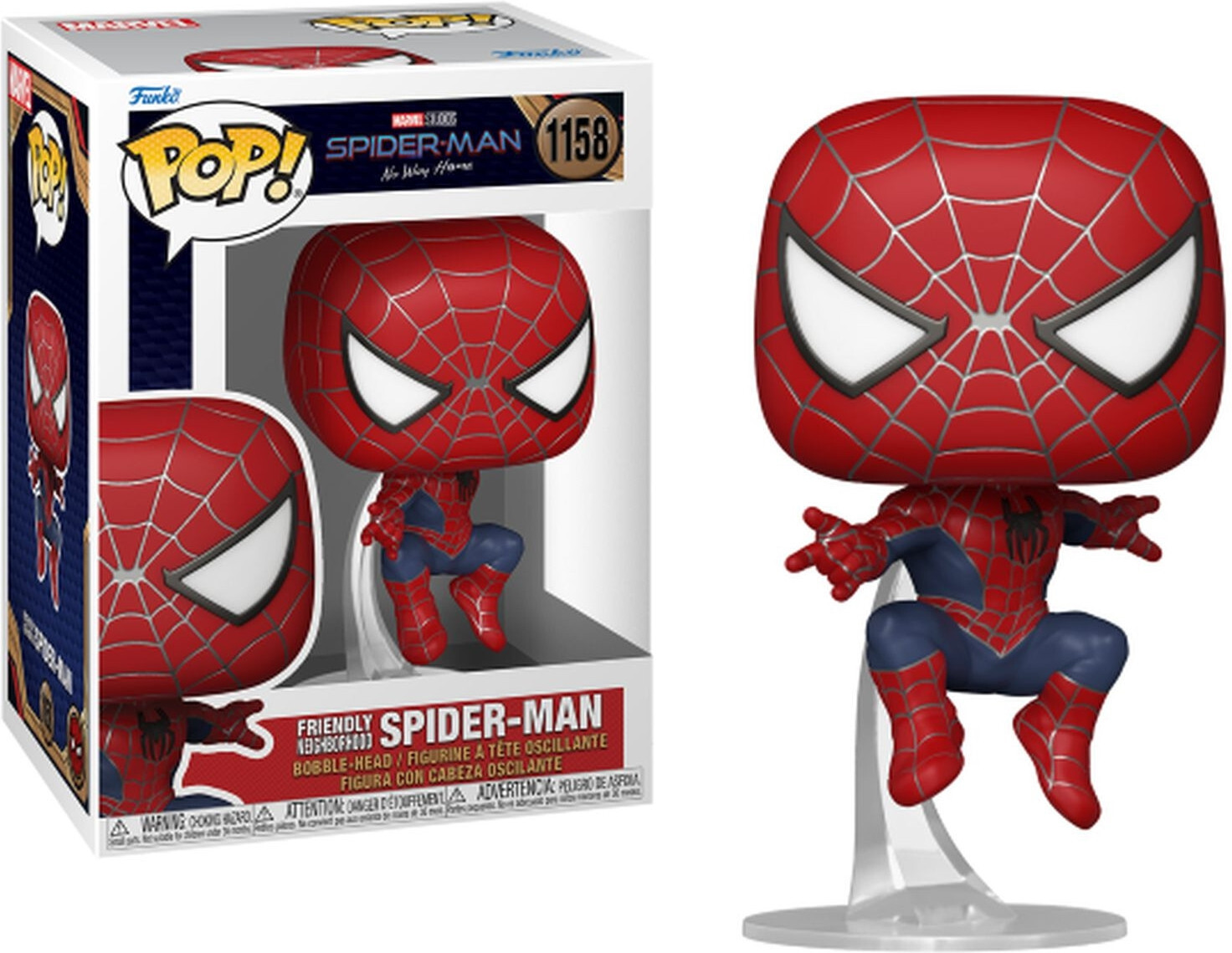 Funko Spider-Man No Way Home Pop Vinyl: Spider-Man (1158)