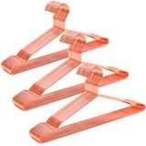 Amber Home 17 inch roségouden sterke metalen hanger 30 stuks, koperen kleerhangers, zware kleerhangers, standaard pakhangers voor jas, shirt, jurk (koper, 30)