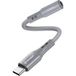 Techsuit Adaptateur Audio USB-C - 3.5mm AC1 SoundFlex, Gris