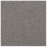 vidaXL Wand Hoofdbord 12 st 30 x 30 cm Lichtgrijs Stof