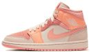 Nike Air Jordan 1 Mid, Atomic Orange/Apricot Agate, DH4270 800, EUR 44.5