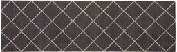 vidaXL Keukentapijt Antraciet geruit 150 x 45 cm 100% Polyamide