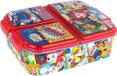 P:os Paw Patrol Lunchbox voor Kinderen - 3 Vakken, Plastic Met Clipsluiting, Veelkleurig