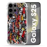 Cokitec Samsung Galaxy S25 hoesje muziek rockband