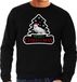 Bellatio Decorations Shoppartners Bv Dieren kersttrui uil zwart heren - Foute uilen kerst sweater - Kerst outfit dieren liefhebber XXL