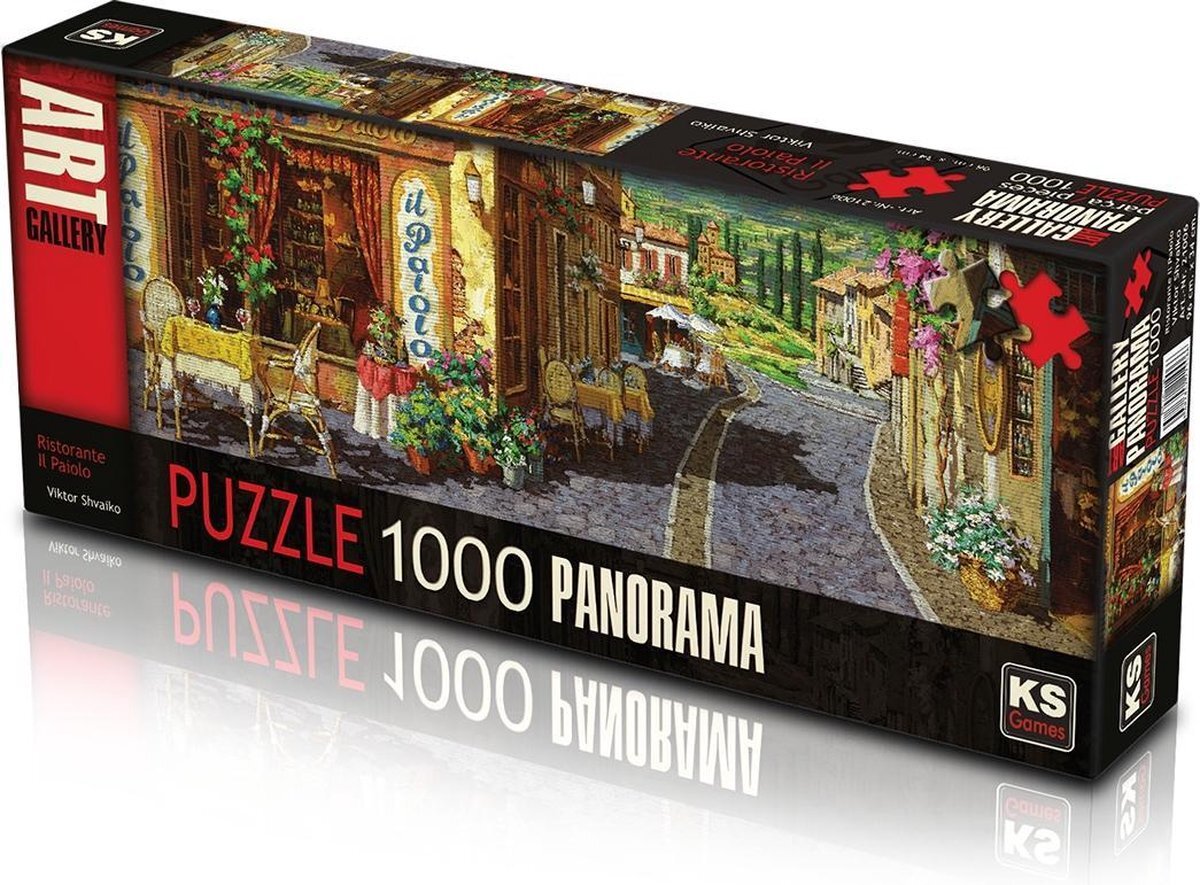 KS Games Ristorante Il Paiolo Puzzel 1000 Stukjes Panorama