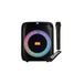 KIGOGA A-8013 - Bluetooth-luidspreker met lichteffecten, draadloze microfoon, radio, karaoke-functie en afstandsbediening, ingebouwde batterij
