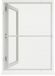 Deli Home Netherlands B.V. Ultra vaste raamhor 105x125 cm Wit