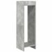 vidaXL Plantenstandaard Betongrijs 30 x 30 x 100 cm Bewerkt hout