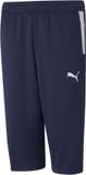 Puma Teamliga 3/4 Trainingsbroek Kinderen - Marine | Maat: 116
