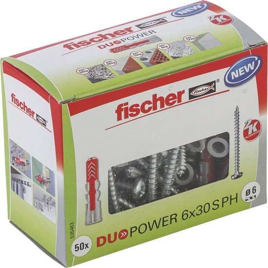 Fischer DUOPOWER 6x30 PH LD met cilinderkop