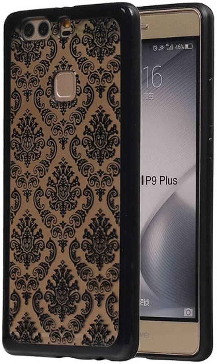 Best Cases Zwart Brocant TPU back case cover hoesje voor Huawei P9 Plus