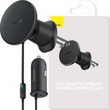 Baseus Magnetische Telefoonhouder Autolader Compatibel met MagSafe 40W Zwart
