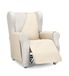 Martina Home Diamond Bankhoes, gewatteerd, omkeerbaar, beige/linnen, 1-zits/ontspanning