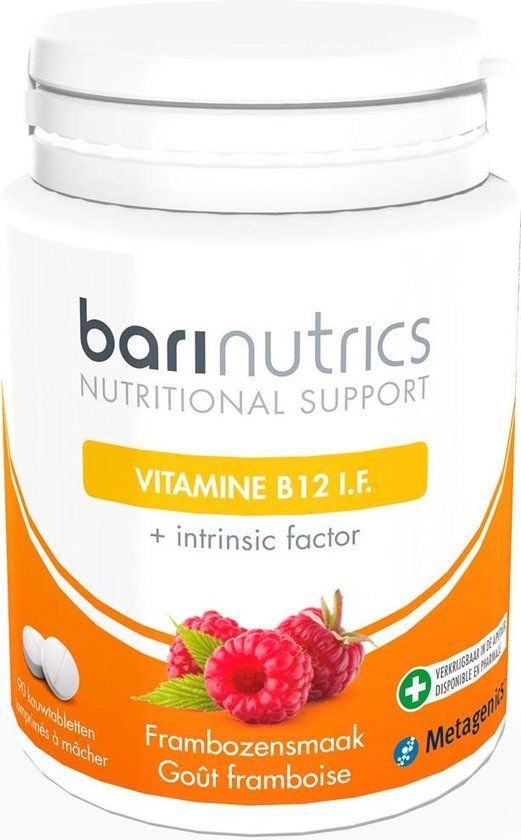 Metagenics Barinutrics B12 IF Framboos - 90mg - 1 stuk