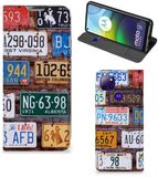 B2Ctelecom Étui livre Motorola Moto G9 Power Cuir artificiel/TPU Kentekenplaten