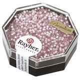 RAYHER 14766258 Delica-rocailles, 1,6 mm diameter, parelglans, doos 6 g, rosé