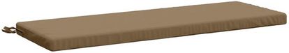 vidaXL Bankkussen SOEST 100% Polyester Taupe 120 x 40 x 5 cm