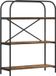 vidaXL Étagère 3 niveaux 80 x 30 x 109 cm Bois d'ingénierie Chêne fumé