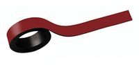 MAUL 65205-25 magneetstrips, (B) 15 mm x (L)1.000 mm, rood