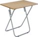 Concorde Table d'appoint - MDF bois - métal - pliable - L50 x l70 x H93 cm